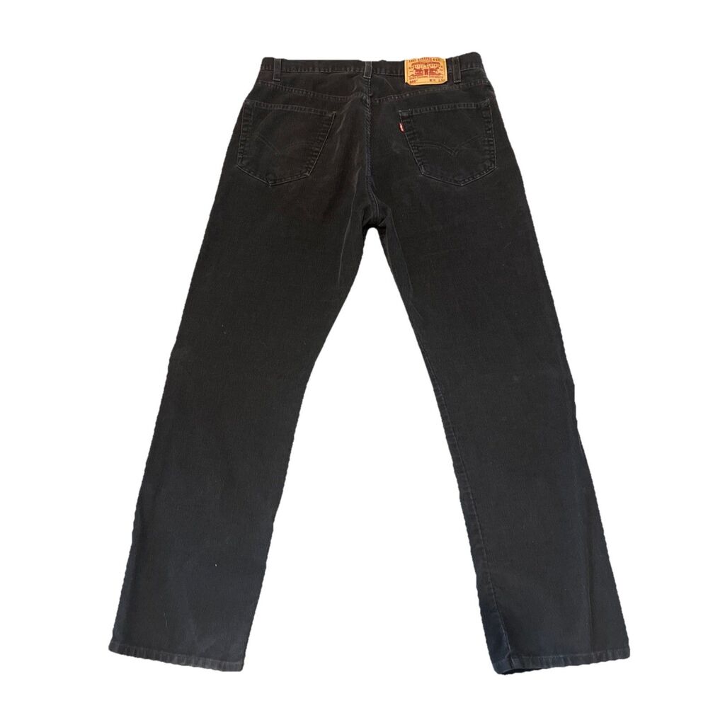 Levi's Black Corduroy Pants 505 Size 36x32 Vintage 2001 Y2k - Picture 2 of 9